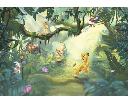 KOMAR Fotobehang papier Disney Edition 2 LION KING JUNGLE 368 x 254 cm