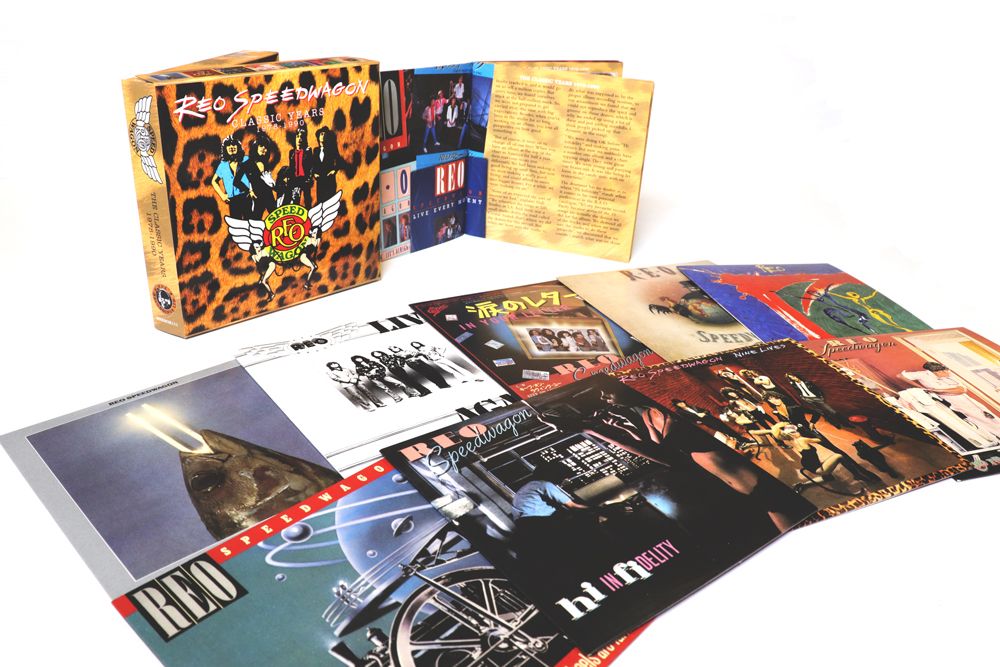 Cherry Red Records R.E.O Speedwagon: Classic Years 1978-1990, 9 Disc Clamshell Boxset