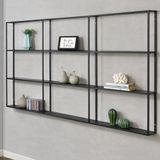 en.casa H.T. Trade Service GmbH & Co. KG Wandrek Jelsa 160x18x110 cm zwart