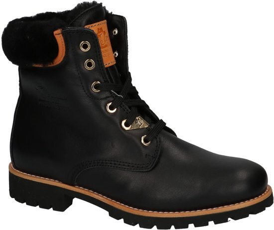 Panama Jack - Panama 03 - Bottines stoer - Dames - Maat 36 - Zwart - Napa Negro/Black