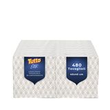 Alle Bivelo Elite 16 fijn versierde papieren servetten (480 stuks), ideaal voor unieke uitrusting, 100% Made in Italy