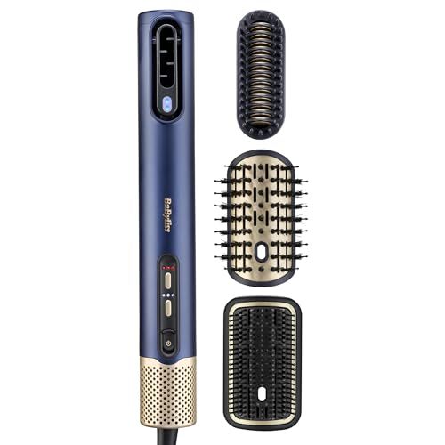 BaByliss Air Wand - Haardroger, Stijltang en Volume Alles-in-één, Nat tot Droog, Anti-Pluis, Geen Hittebeschadiging, 3 Opzetstukken, AS6553E - Amazon Exclusief