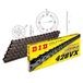 Kettingset DID Kettingset staal 428VX / 130 klinknagel slot voor Suzuki DR SM 125 cc bj. 2008-2013
