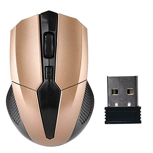 Draadloze muis - 2.4 Ghz - 1200 DPI - Optisch - Goud
