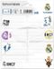 Grupo Erik - Zelfklevende etiketten Real Madrid