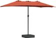 Syfax Terracotta Tuinparasol 385 x 209 x 244 cm Polyester en staal