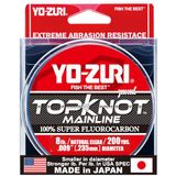 Yo-Zuri Topknot Mainline 200 yd zinkende lijn, natuurlijke heldere, 3,6 kg