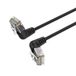 Vention câble réseau IBOBF Noir 1 m Cat6a U/UTP Rond