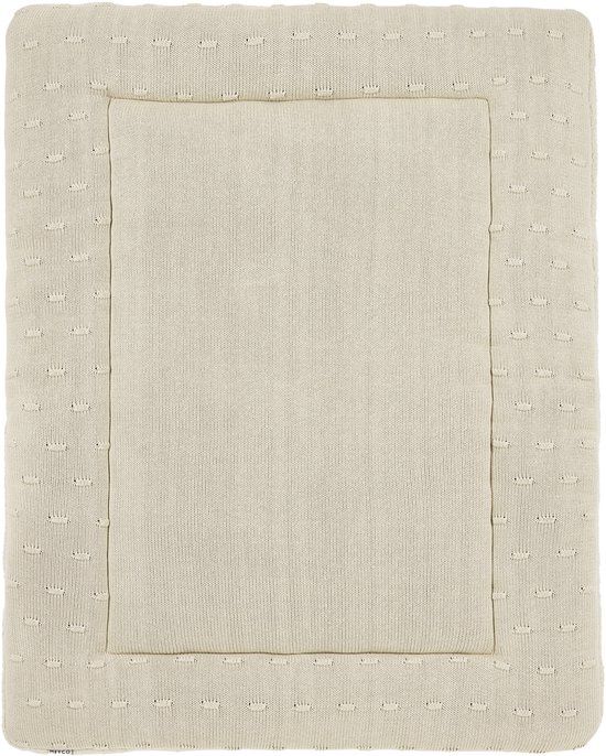 Meyco Baby Knots Boxkleed - 77 x 97 cm - Soft Sand