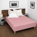 Home Linge Passion Hoeslaken, 90 x 190 + 25 cm, 100% katoen, 57 draden/cm², poederroze