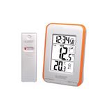 La Crosse Technology WS6810 temperatuurstation voor binnen en buiten, oranje