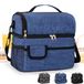 Sac isotherme pour déjeuner, avec double compartiment, 10 litres