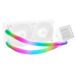 Mars Gaming MCA-WT, ARGB Waterkoelbuizen Schedes, 30 Aanpasbare Ultra Bright ARGB LEDs, Eco Soft Silicone, Full Compatibility, 330mm
