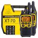 Radio portable PMR/LPD - Set talkie-walkie - Portée 12 km - Jaune clair - Avec casques