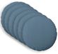 vidaXL - Kussensloop - 6 - st - HEERLEN - Jeans - Blauw - Ø - 30 - cm - Stof