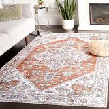 Safavieh Bohemian Indoor Hand Tufted Abstract Collection, ABT340, in Ivory / Charcoal, 60 X 91 cm