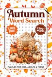 Autumn Word Search For Adults Large Print