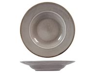 H&H Set 6 Piatti Pasta Reactive Grigio Cm 24