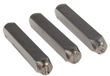 RS PRO 8 mm x 10 mm slagstempel set 9-delig, 0 → 9, lengte 66 mm