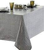 Calitex S7U78LP251A tafelkleed van PVC, zink 200 x 140 cm