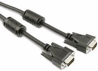 S-Impuls Premium VGA monitor kabel met ferriet kernen - CCS aders / zwart - 1,8 meter