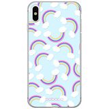 ERT GROUP mobiel telefoonhoesje voor Apple Iphone X/XS origineel en officieel erkend Babaco patroon Rainbow 002 optimaal aangepast aan de vorm van de mobiele telefoon, hoesje is gemaakt van TPU