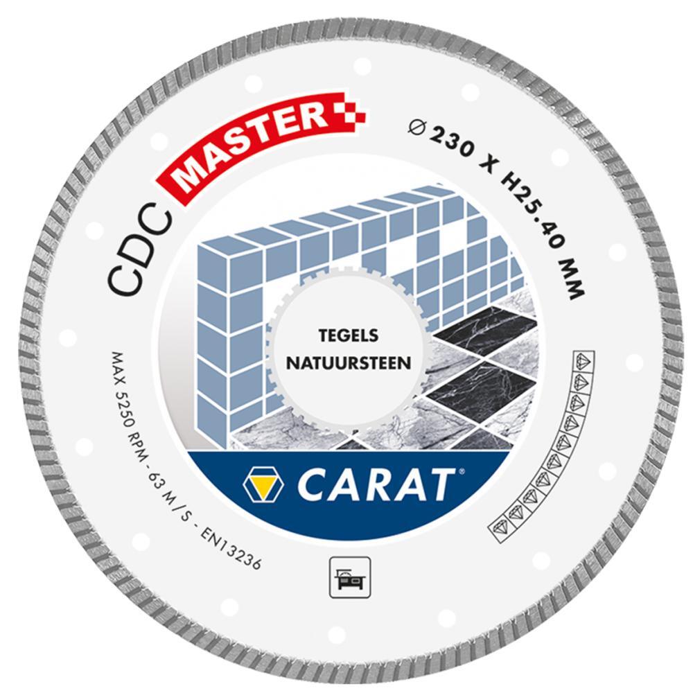 Carat Diamantzaag Tegels/Nat.Steen Ø180X25,40Mm, Cdc Master