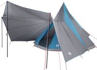vidaXL Tipi Tent met dak met opslag Blauw 510 x 690 x 330 cm taft