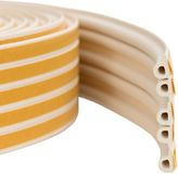 vidaXL Zelfklevende raamdichting Wit 9 x 6 mm 100 m EPDM-schuin