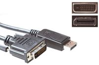ACT AK3993 DisplayPort naar DVI-D kabel 1 meter Zwart