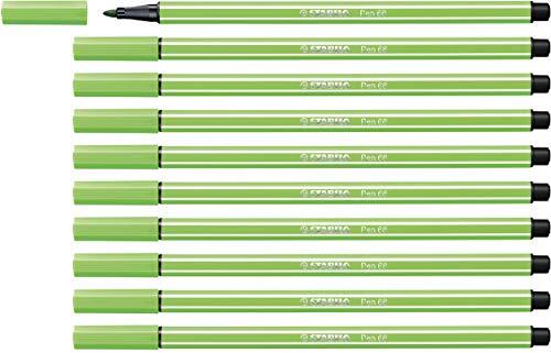 Stabilo Premium Viltstift - Pen 68-10 stuks - loofgroen