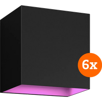 Philips Hue Resonate Downward White and Color - Black - 6-Pack
