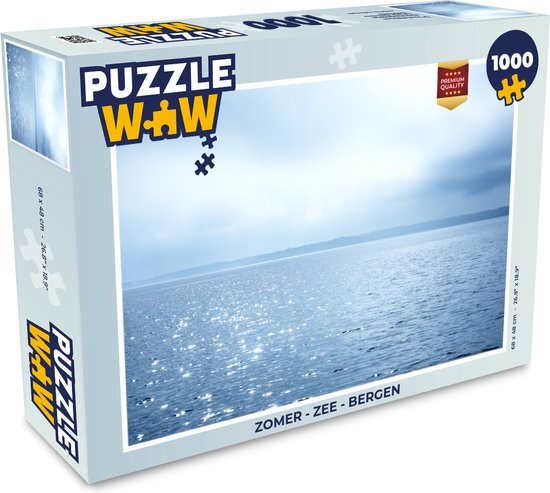 MuchoWow Puzzel Zomer - Zee - Bergen - Legpuzzel - Puzzel 1000 stukjes volwassenen