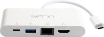 Sveon SCT504 laptop dock & poortreplicator USB 3.2 Gen 1 (3.1 Gen 1) Type-C Wit