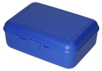 Boîte de conservation bleue en PP sans BPA avec fermeture à clip pour le stockage et le transport des aliments