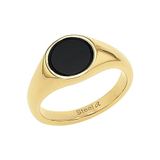 Amor 2037297 Unisex Ring roestvrij staal zwart geleverd in sieraden geschenkdoos