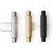 Viefe Möbelknopf ARPA aus Aluminium, Messing antik