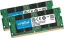Crucial RAM CT16G4SFRA266, 32GB (2x16GB) DDR4 2666MHz CL19, Speichermodul für Laptops