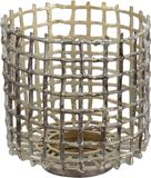 Theelichth Grid S argent ancien