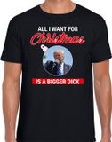 Bellatio Decorations Trump All I want for Christmas fout Kerst shirt - zwart - heren - Kerst t-shirt / Kerst outfit XXL