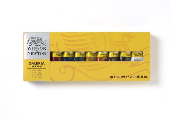 Winsor & Newton Galeria Acrylic Colours Set - 10 x 60ml