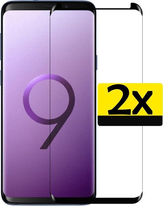 LUQ Screenprotector Samsung Galaxy S9 - Glass - Blue Filter - 2 Pack