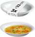 KADAX Soepbord soepkom van gehard glas vaatwasmachinebestendig pastabord witte slakom diepe borden voor soepen pasta salade (wit 23 cm/3 stuks)