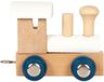 Small Foot Houten Lettertrein Polar - Locomotief Wit - 12