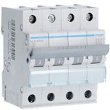 Hager mun650 a – automatische stroomonderbreker serie MU, 3p + N, 50 A, curve C, 6 kA