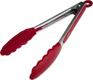 CHPN - Keukentang - BBQ tang - Serveertang - Rood - Siliconen - Metaal - 27 cm