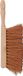 Talen Tools Handveger Cocosharen Rond handvat