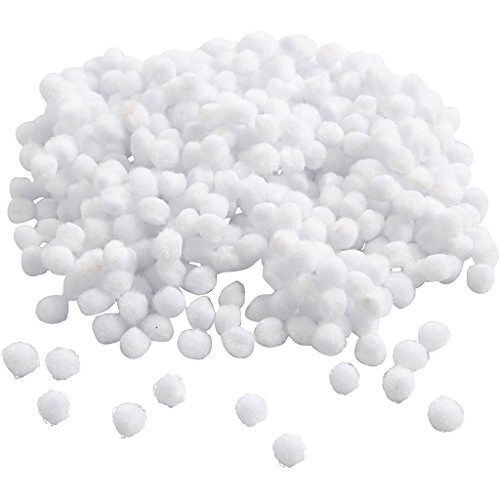 Creative 51852 - POMPONS - 5 MM - WEISS