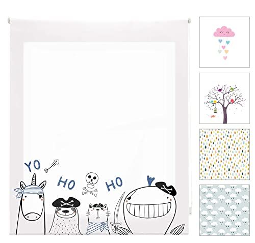 Blindecor Zoopirate Rolgordijn - 90x180cm