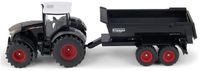SIKU Fendt tractor speelgoed met Krampe aanhanger 1:50 schaalmodel
